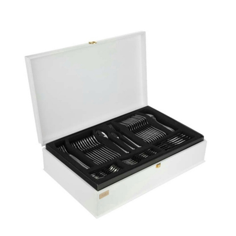 سرویس قاشق و چنگال 86 پارچه ناب استیل مدل felorance PVD سرویس قاشق و چنگال 86 پارچه ناب استیل مدل felorance PVD