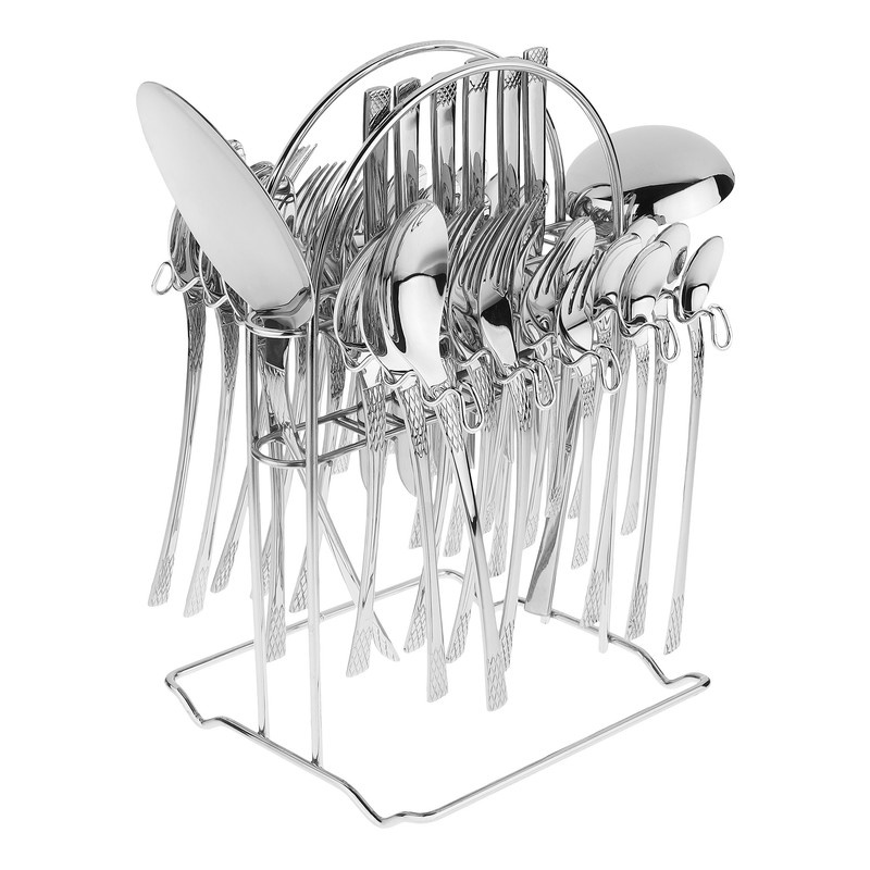 سرویس قاشق و چنگال 39 پارچه رزنتال مدل کومو سرویس قاشق و چنگال 39 پارچه رزنتال مدل کومو