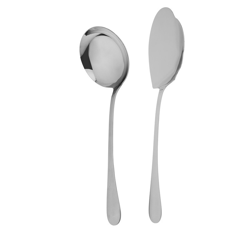 کفگیر و ملاقه صنایع استیل ایران مدل پارما مجموعه 2 عددی کد 888