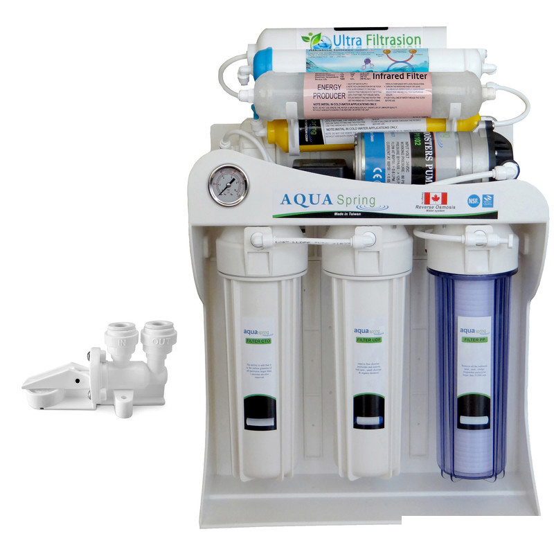 دستگاه تصفیه کننده آب آکوآ اسپرینگ مدل UF-SF4500 به همراه کیت نشتی گیر