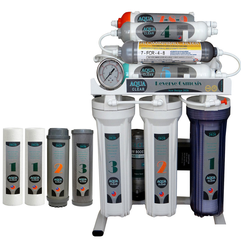 دستگاه تصفیه کننده آب آکوآ کلیر مدل NEW DESIGN2020 - GTM9 به همراه فیلتر تصفیه اب بسته 4 عددی دستگاه تصفیه کننده آب آکوآ کلیر مدل NEW DESIGN2020 - GTM9 به همراه فیلتر تصفیه اب بسته 4 عددی
