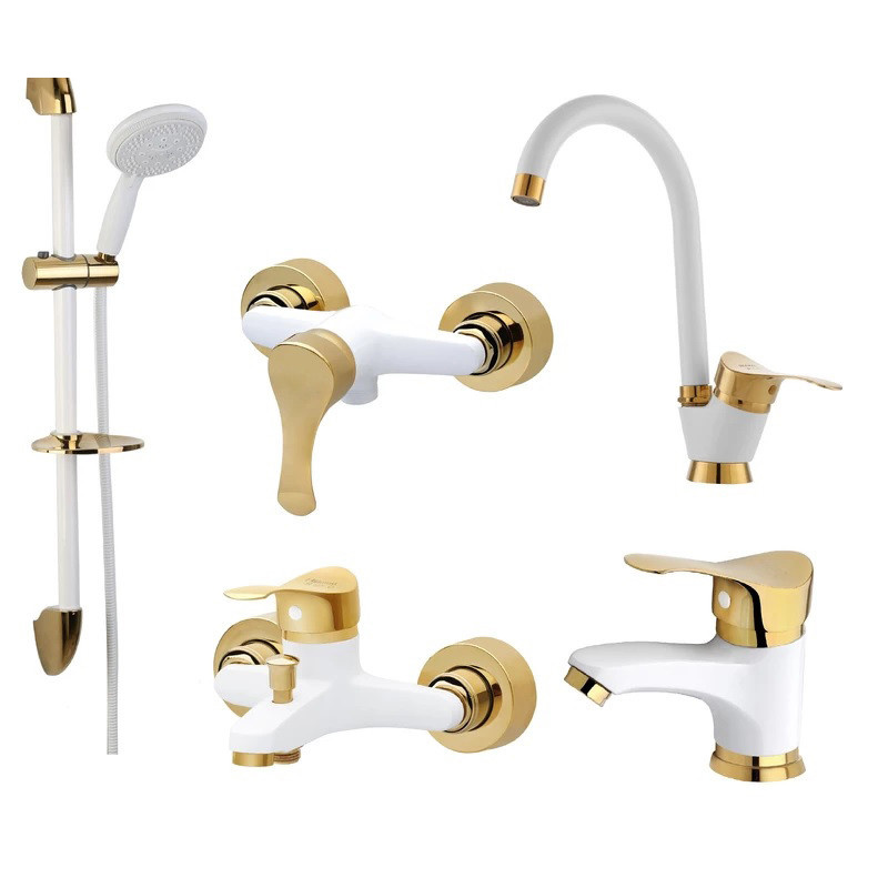 ست شیرآلات ترنم مدل یونیک پلاسST مجموعه 5 عددی ست شیرآلات ترنم مدل یونیک پلاسST مجموعه 5 عددی
