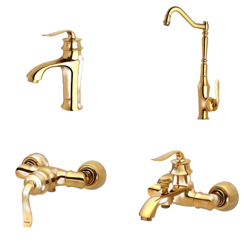 ست شیرآلات فاخته مدل بامبو ست شیرآلات فاخته مدل بامبو