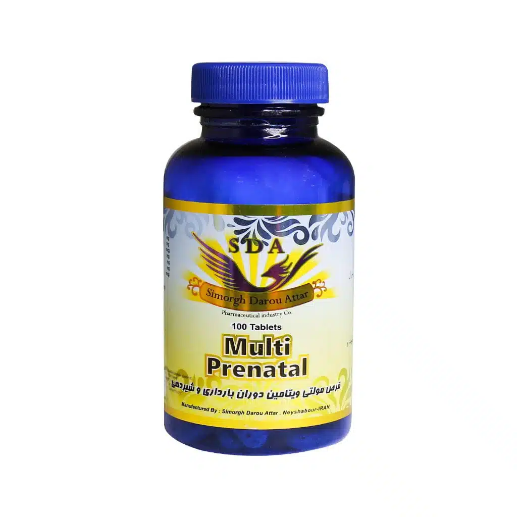 قرص مولتی پریناتال سیمرغ دارو عطار مناسب دوران بارداری و شیردهی قرص مولتی پریناتال سیمرغ دارو عطار مناسب دوران بارداری و شیردهی