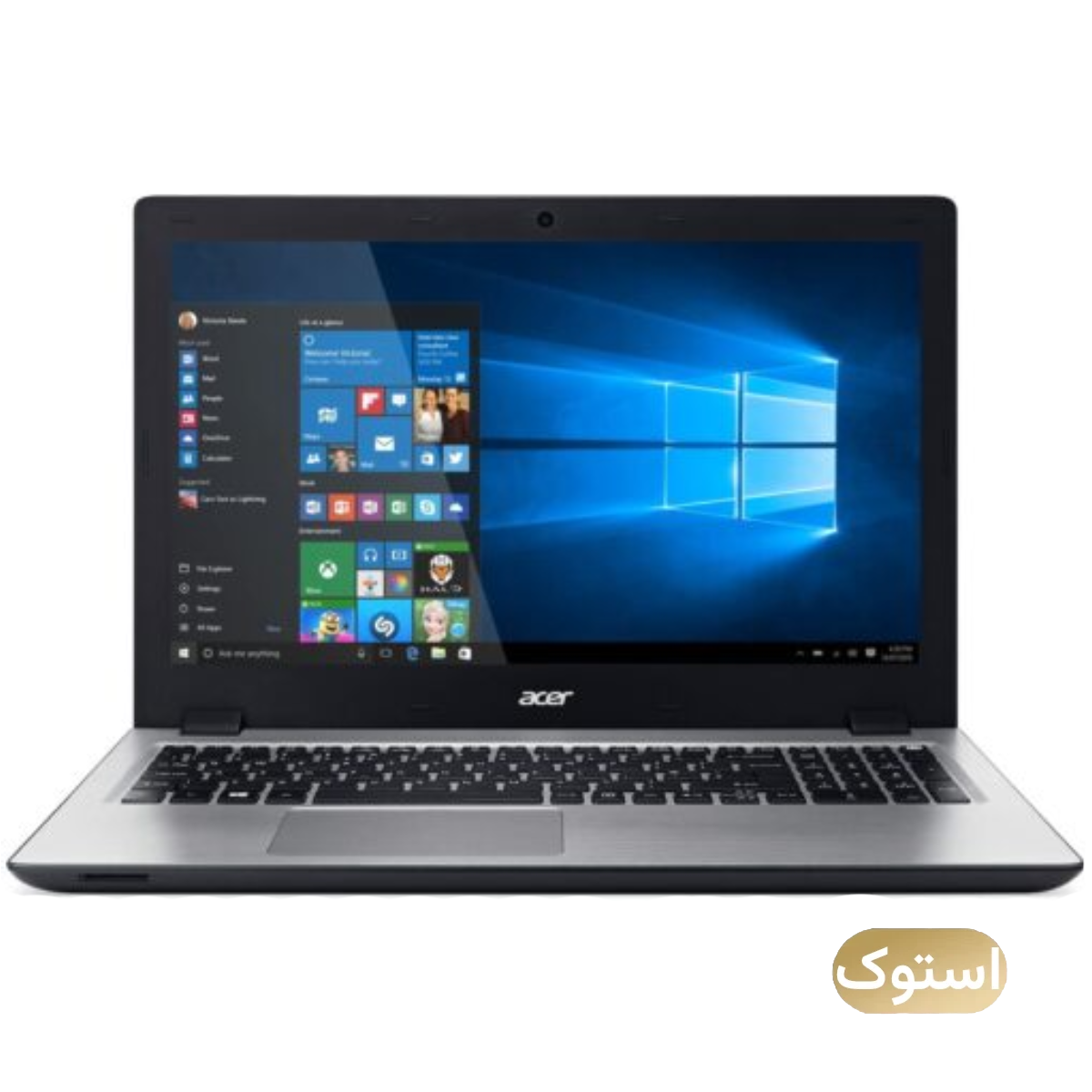 لپ تاپ استوک Used - ایسر 15 اینچی مدل Apire V3 i7 6500u 8GB 256GB - مشکی