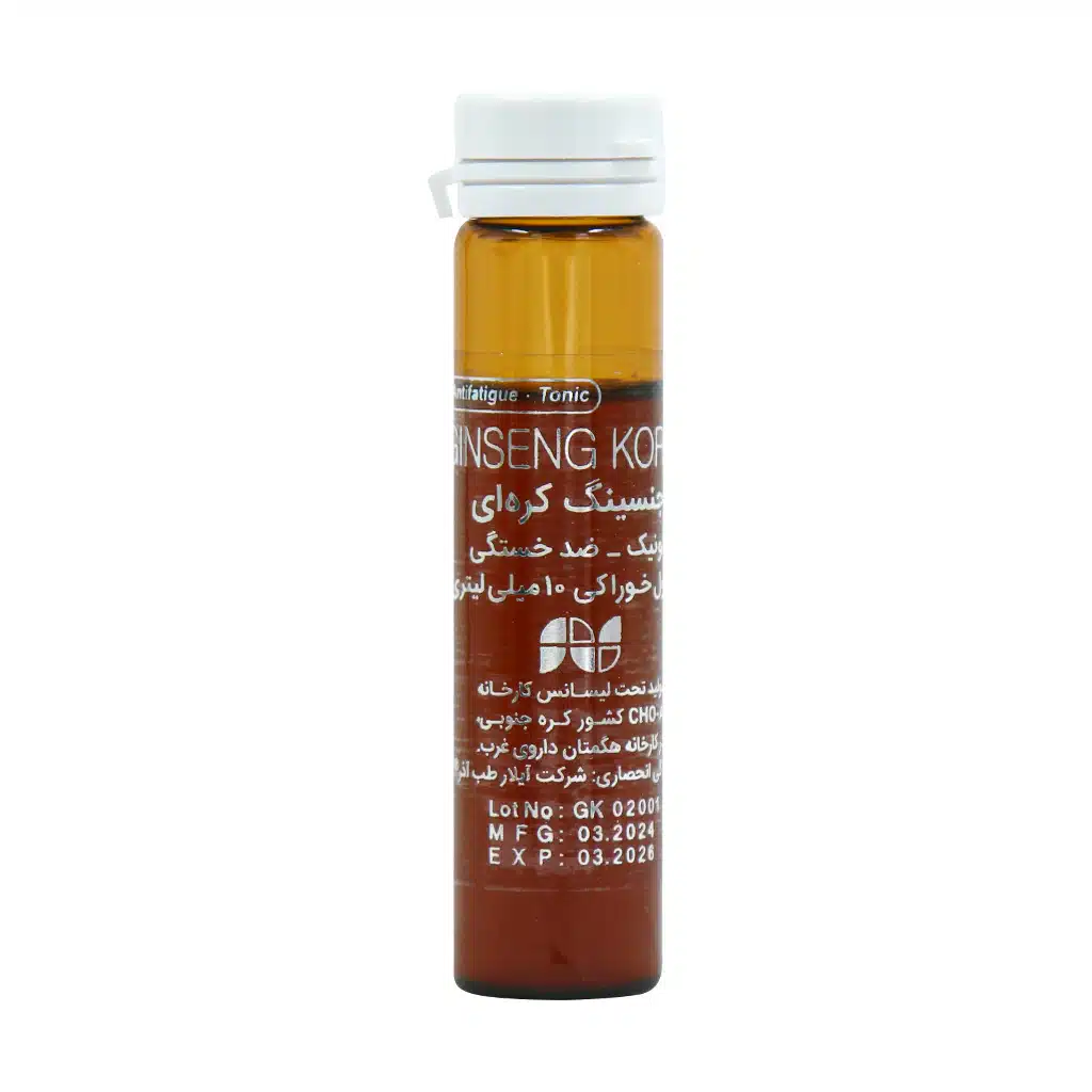 ویال خوراکی رد جینسینگ چوافارم 10 عدد ویال خوراکی رد جینسینگ چوافارم 10 عدد