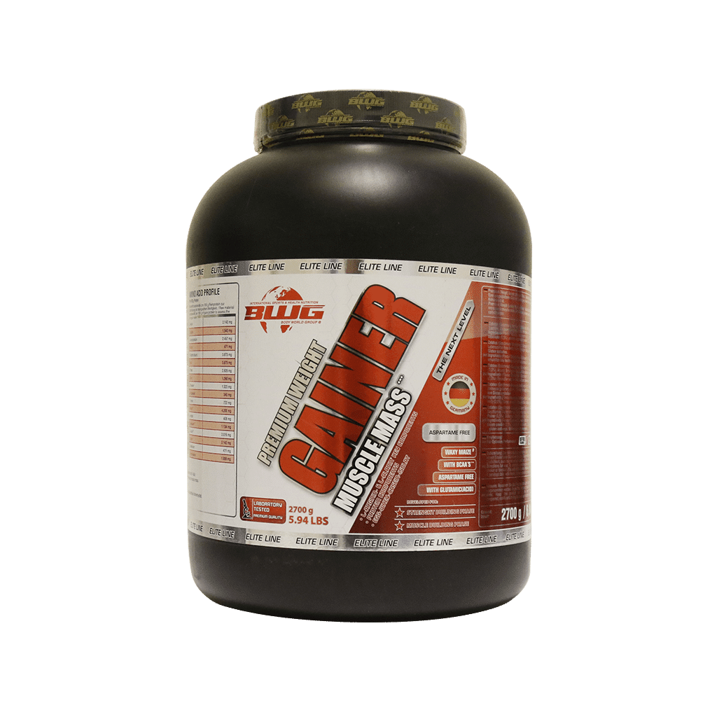 گینر افزایش وزن پرمیوم بادی ورلد ۲۷۰۰ گرم