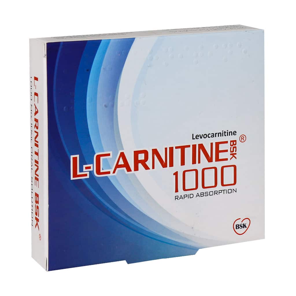 محلول خوراکی ال کارنیتین 1000 بی اس کی 10 عدد محلول خوراکی ال کارنیتین 1000 بی اس کی 10 عدد