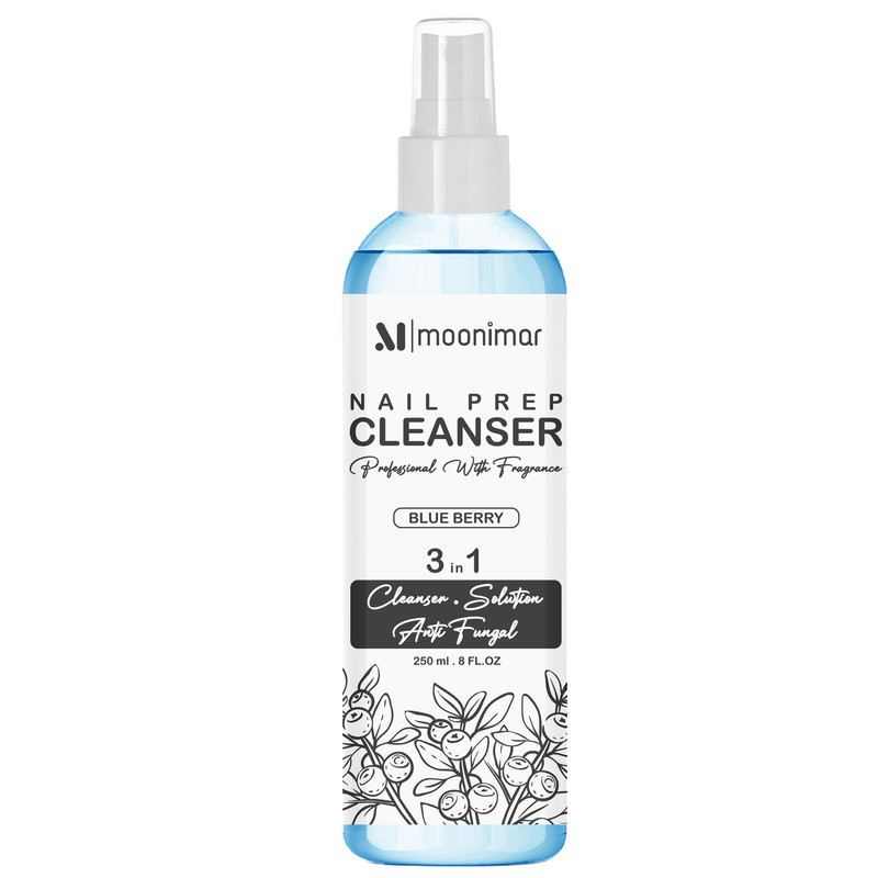 کلینزر کاشت ناخن مونیمار مدل Blue Berry حجم 250 میلی لیتر کلینزر کاشت ناخن مونیمار مدل Blue Berry حجم 250 میلی لیتر