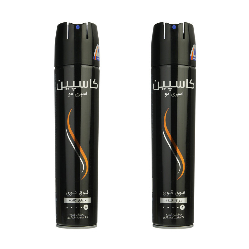 اسپری مو کاسپین مدل mega hold حجم 250 میلی لیتر مجموعه 2 عددی اسپری مو کاسپین مدل mega hold حجم 250 میلی لیتر مجموعه 2 عددی