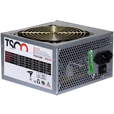 منبع تغذیه کامپیوتر تسکو مدل TP 570W-خاکستری