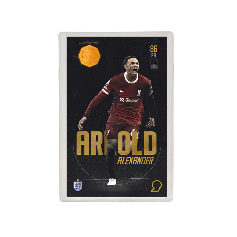 طلا گرمی 18 عیار مدوپد مدل ARNOLD طرح فوتبالی 2025 کد SO10010 طلا گرمی 18 عیار مدوپد مدل ARNOLD طرح فوتبالی 2025 کد SO10010