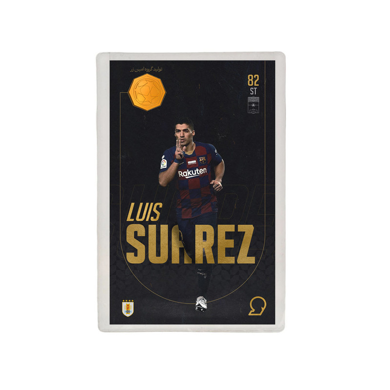 طلا گرمی 18 عیار مدوپد مدل Luis Suarez طرح فوتبالی 2025 کد SO10074 طلا گرمی 18 عیار مدوپد مدل Luis Suarez طرح فوتبالی 2025 کد SO10074