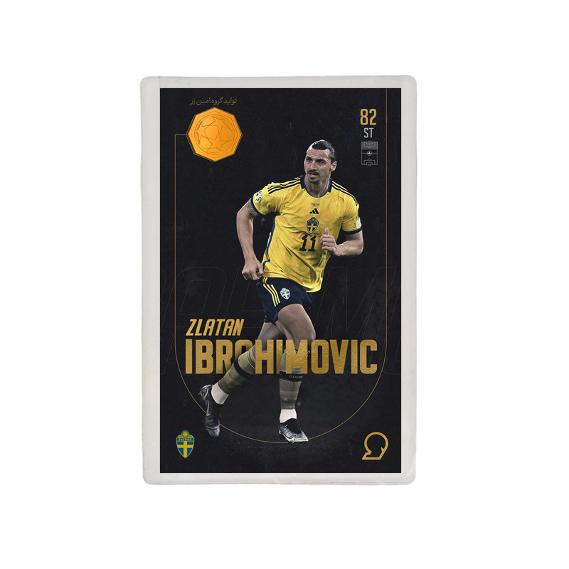 طلا گرمی 18 عیار مدوپد مدل Zlatan Ibrahimovic طرح فوتبالی 2025 کد SO10127 طلا گرمی 18 عیار مدوپد مدل Zlatan Ibrahimovic طرح فوتبالی 2025 کد SO10127