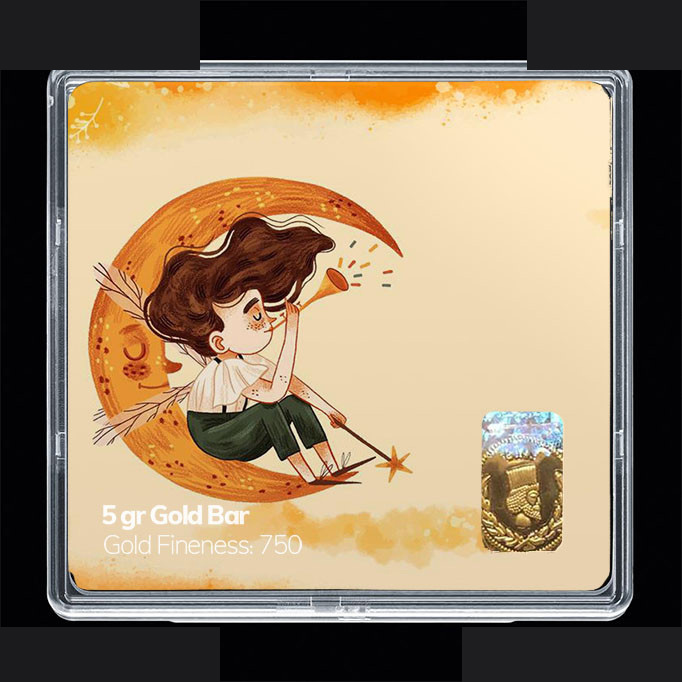 شمش طلا 18 عیار مدوپد مدل روز دختر کد SG11726 شمش طلا 18 عیار مدوپد مدل روز دختر کد SG11726