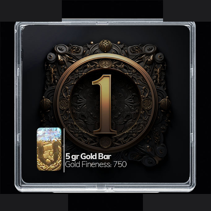 شمش طلا 18 عیار مدوپد مدل عدد 1 کد SG10203 شمش طلا 18 عیار مدوپد مدل عدد 1 کد SG10203