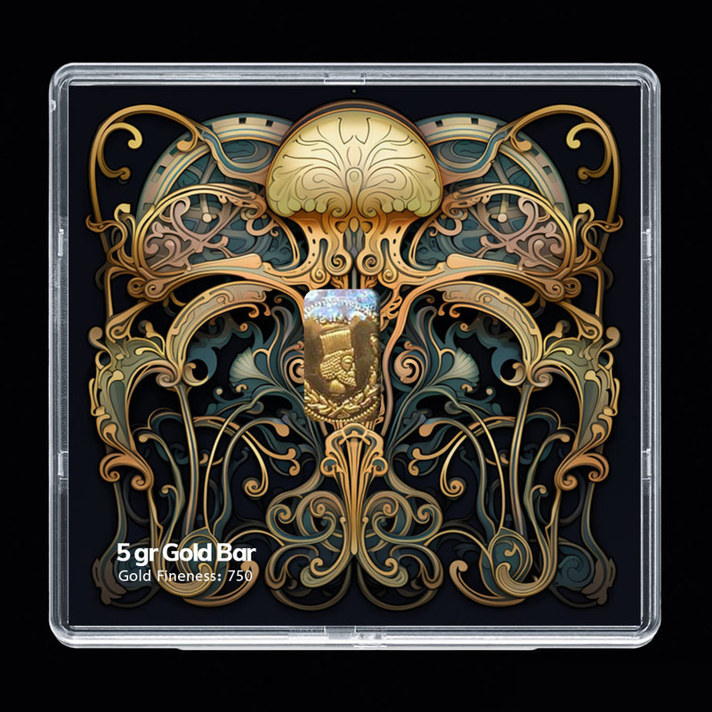 شمش طلا 18 عیار مدوپد مدل مینیاتور کد SG-10212 شمش طلا 18 عیار مدوپد مدل مینیاتور کد SG-10212