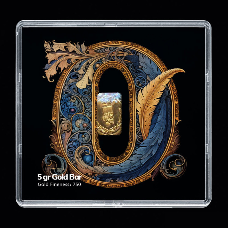 شمش طلا 18 عیار مدوپد مدل عدد 0  کد SG-10211