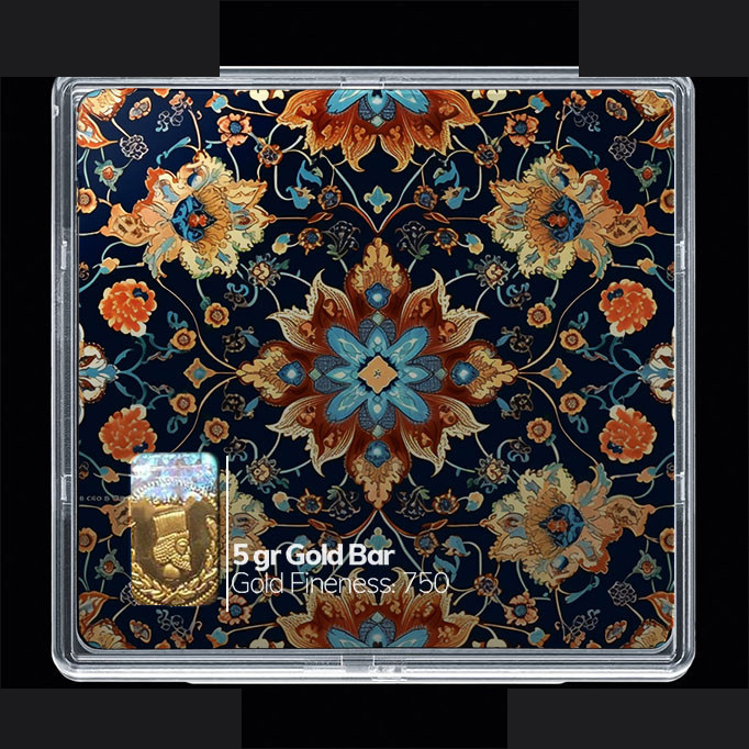 شمش طلا 18 عیار مدوپد مدل مینیاتور کد SG10607 شمش طلا 18 عیار مدوپد مدل مینیاتور کد SG10607