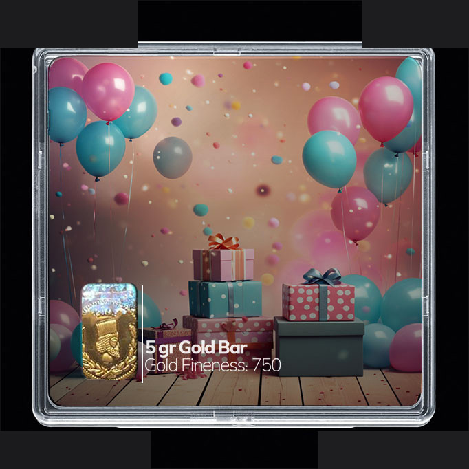 شمش طلا 18 عیار مدوپد مدل کادو  کد SG10718