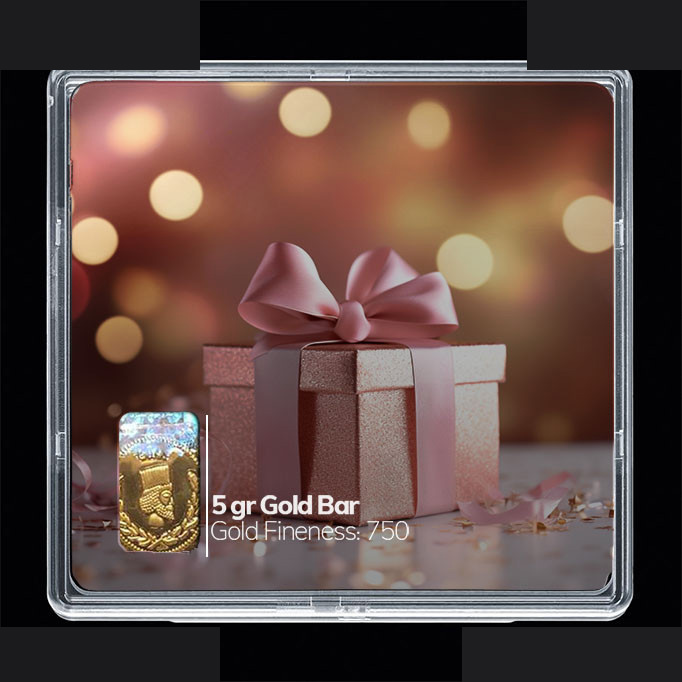 شمش طلا 18 عیار مدوپد مدل کادو کد SG10729