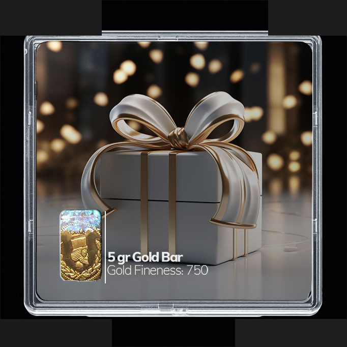 شمش طلا 18 عیار مدوپد مدل کادو کد SG10808