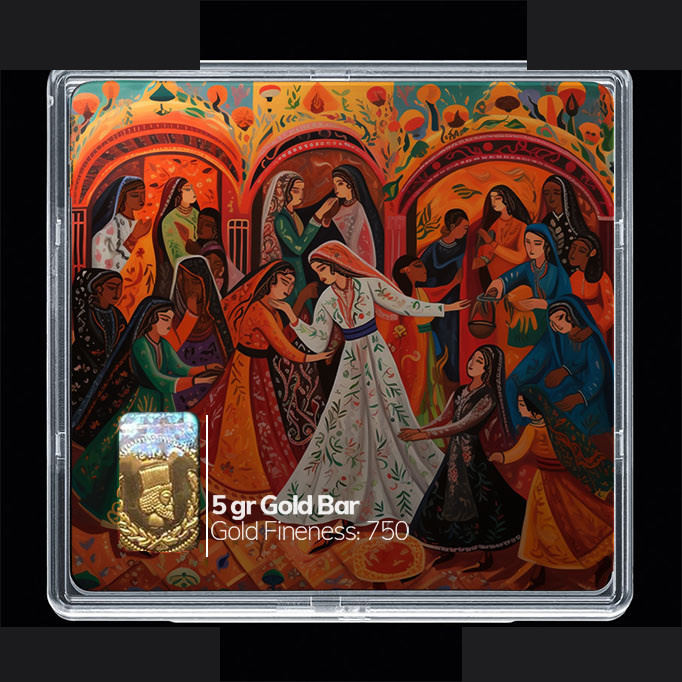 شمش طلا 18 عیار مدوپد مدل دختران کد SG10814 شمش طلا 18 عیار مدوپد مدل دختران کد SG10814