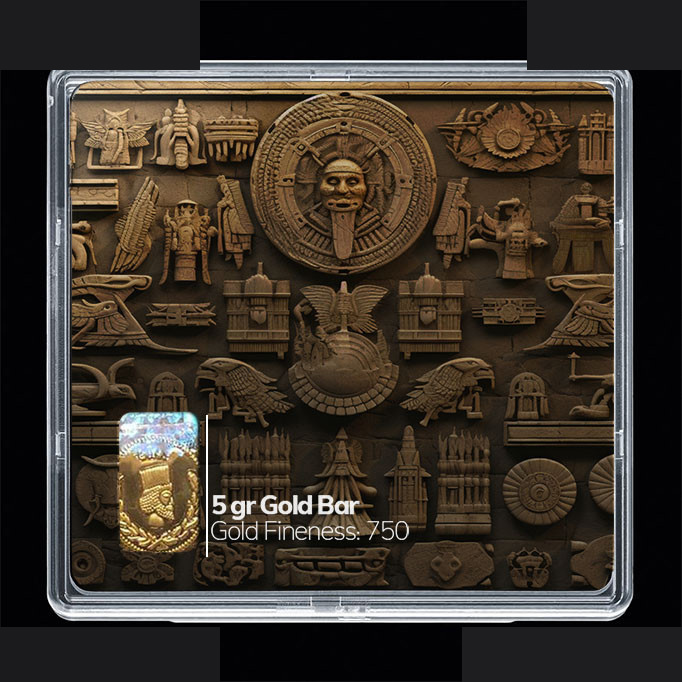 شمش طلا 18 عیار مدوپد مدل کتیبه کد SG10823