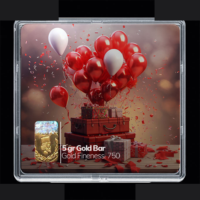 شمش طلا 18 عیار مدوپد مدل کادو کد SG10839