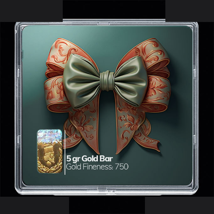 شمش طلا 18 عیار مدوپد مدل روبان کد SG10886 شمش طلا 18 عیار مدوپد مدل روبان کد SG10886