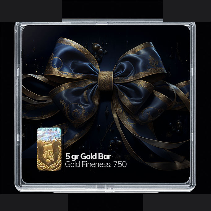 شمش طلا 18 عیار مدوپد مدل روبان کد SG10894 شمش طلا 18 عیار مدوپد مدل روبان کد SG10894