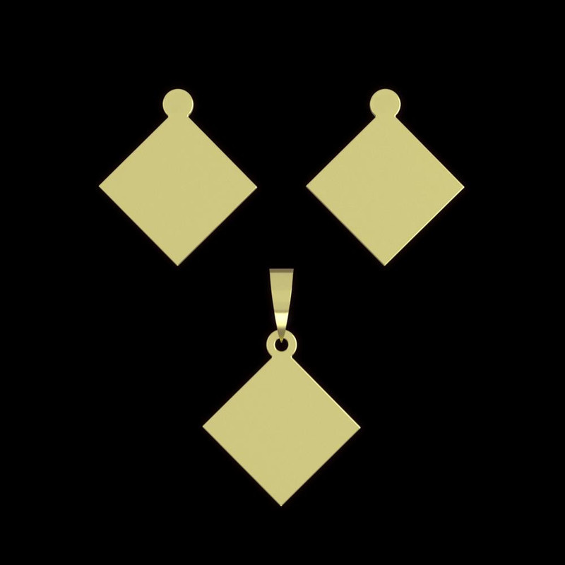 نیم ست طلا 18 عیار زنانه مدوپد مدل اسلیمی کد NA10336 نیم ست طلا 18 عیار زنانه مدوپد مدل اسلیمی کد NA10336