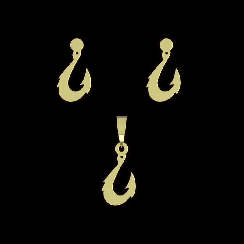 نیم ست طلا 18 عیار زنانه مدوپد مدل طعمه کد NA12343 نیم ست طلا 18 عیار زنانه مدوپد مدل طعمه کد NA12343