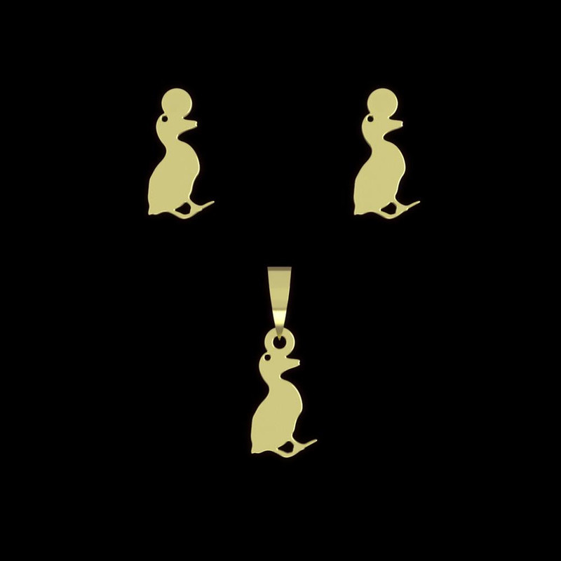 نیم ست طلا 18 عیار زنانه مدوپد مدل ارد کد NA12347 نیم ست طلا 18 عیار زنانه مدوپد مدل ارد کد NA12347