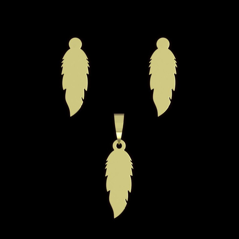 نیم ست طلا 18 عیار زنانه مدوپد مدل پر کد NA12785 نیم ست طلا 18 عیار زنانه مدوپد مدل پر کد NA12785