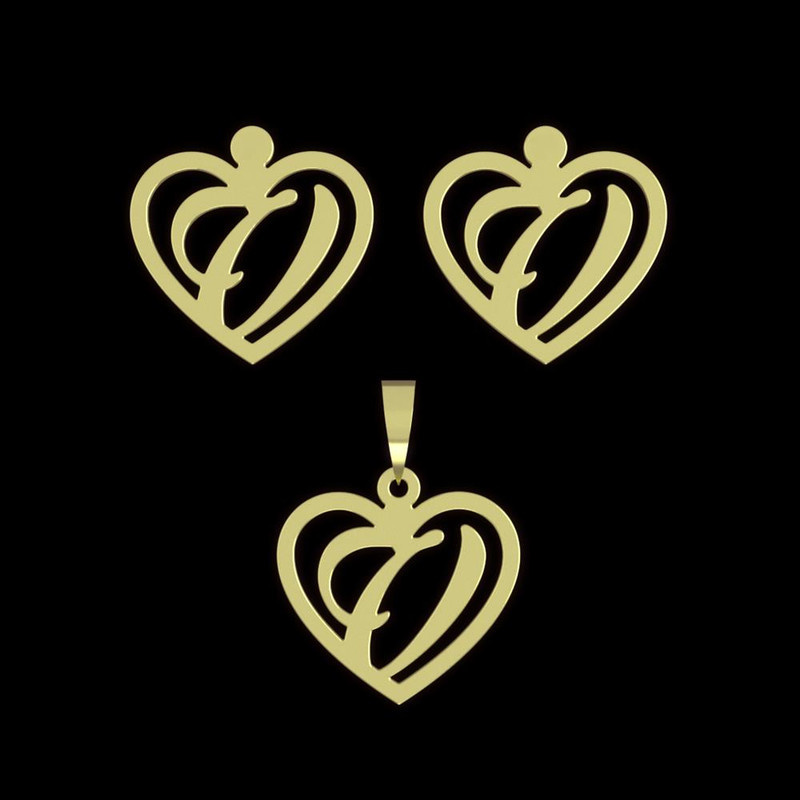 نیم ست طلا 18 عیار زنانه مدوپد مدل حرف v کد NA12887 نیم ست طلا 18 عیار زنانه مدوپد مدل حرف v کد NA12887