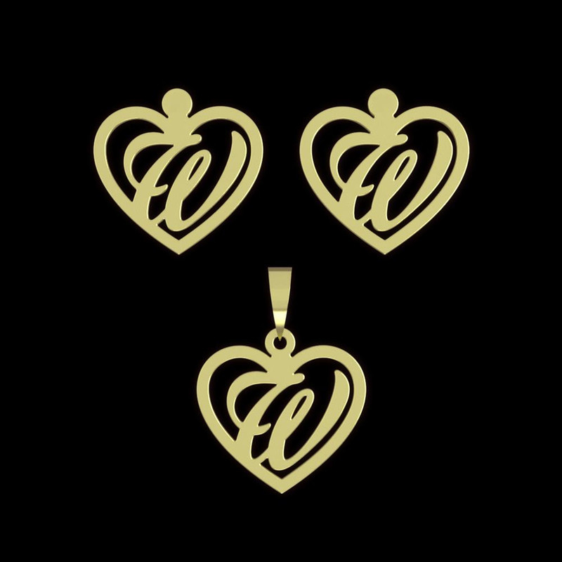 نیم ست طلا 18 عیار زنانه مدوپد مدل حرف w کد NA12906 نیم ست طلا 18 عیار زنانه مدوپد مدل حرف w کد NA12906