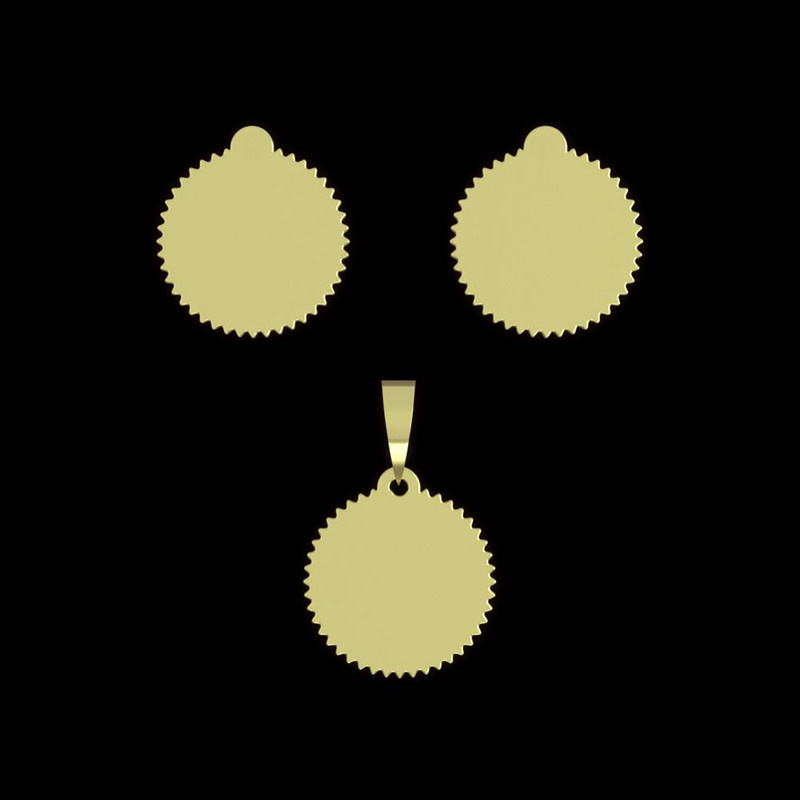 نیم ست طلا 18 عیار زنانه مدوپد مدل ستاره کد NA15611 نیم ست طلا 18 عیار زنانه مدوپد مدل ستاره کد NA15611