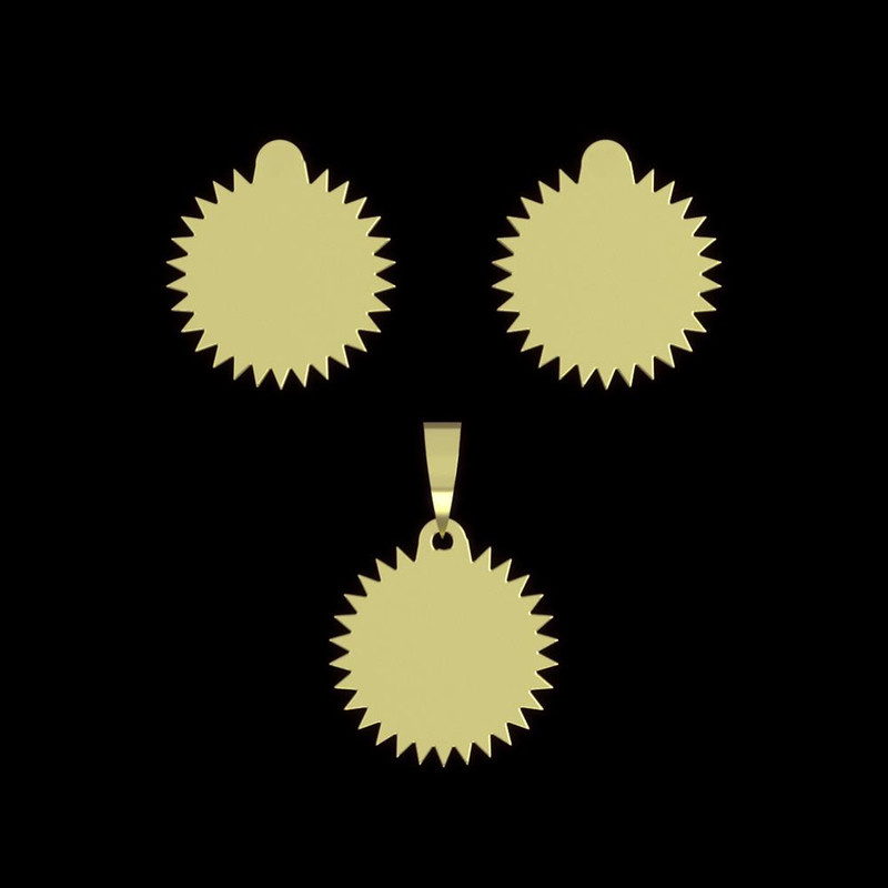 نیم ست طلا 18 عیار زنانه مدوپد مدل ستاره کد NA15616 نیم ست طلا 18 عیار زنانه مدوپد مدل ستاره کد NA15616