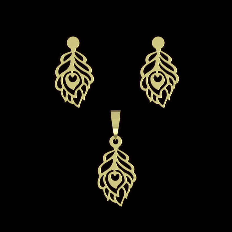 نیم ست طلا 18 عیار زنانه مدوپد مدل هندسی کد NA10671 نیم ست طلا 18 عیار زنانه مدوپد مدل هندسی کد NA10671