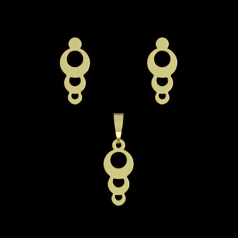 نیم ست طلا 18 عیار زنانه مدوپد مدل حلقه کد NA11086 نیم ست طلا 18 عیار زنانه مدوپد مدل حلقه کد NA11086