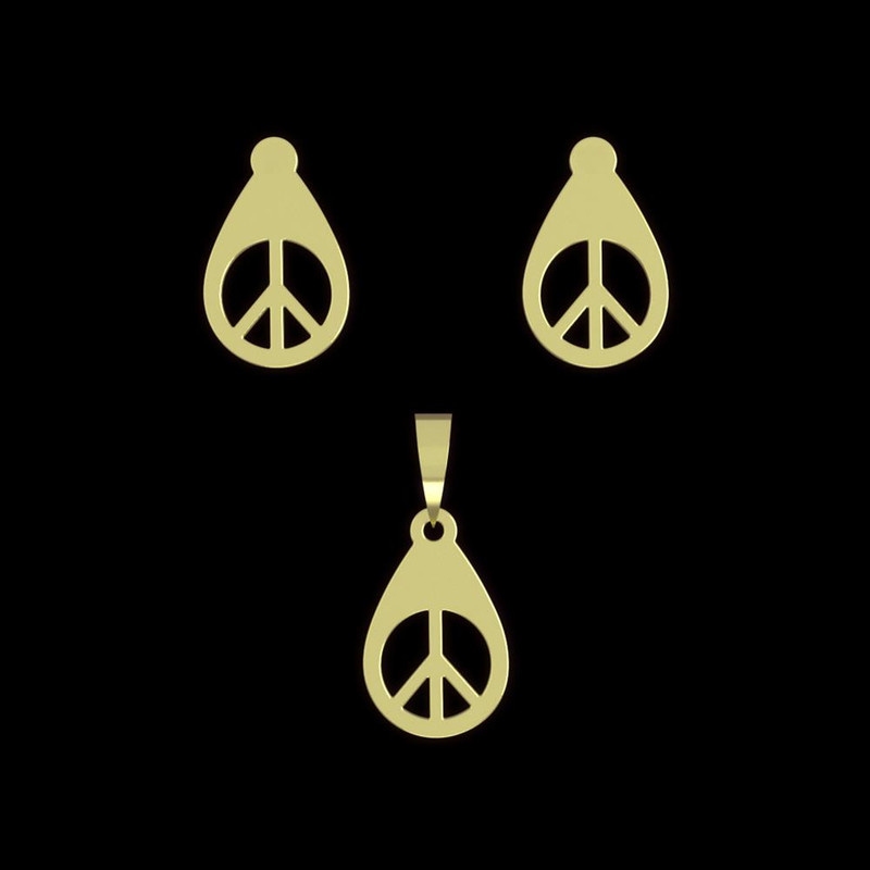 نیم ست طلا 18 عیار زنانه مدوپد مدل هندسی کد NA11215 نیم ست طلا 18 عیار زنانه مدوپد مدل هندسی کد NA11215