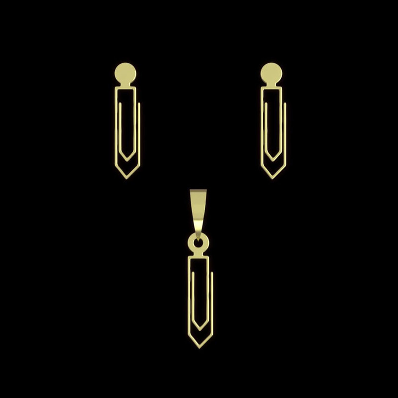 نیم ست طلا 18 عیار زنانه مدوپد مدل کلیپس کد NA11502 نیم ست طلا 18 عیار زنانه مدوپد مدل کلیپس کد NA11502