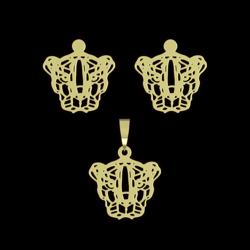 نیم ست طلا 18 عیار زنانه مدوپد مدل ببر کد NA11681 نیم ست طلا 18 عیار زنانه مدوپد مدل ببر کد NA11681