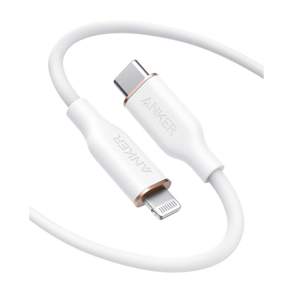 کابل تایپ سی به لایتنینگ انکر مدل Anker Powerline III A8662طول 0.9 متر-سفید