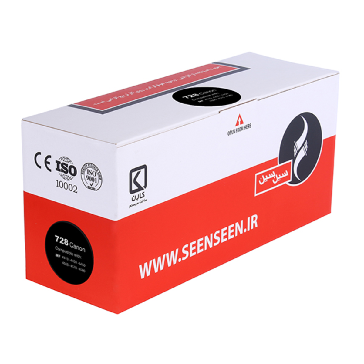 کاتریج سین سین طرح canon 728 مشکی-مشکی
