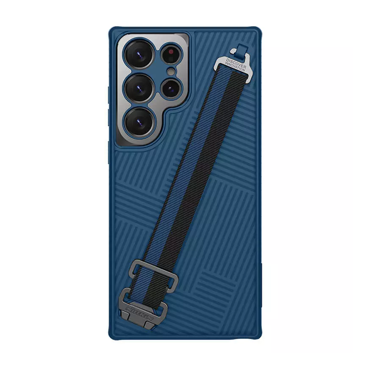 قاب گوشی Galaxy S23 Ultra نیلکین مدل Strap -آبی