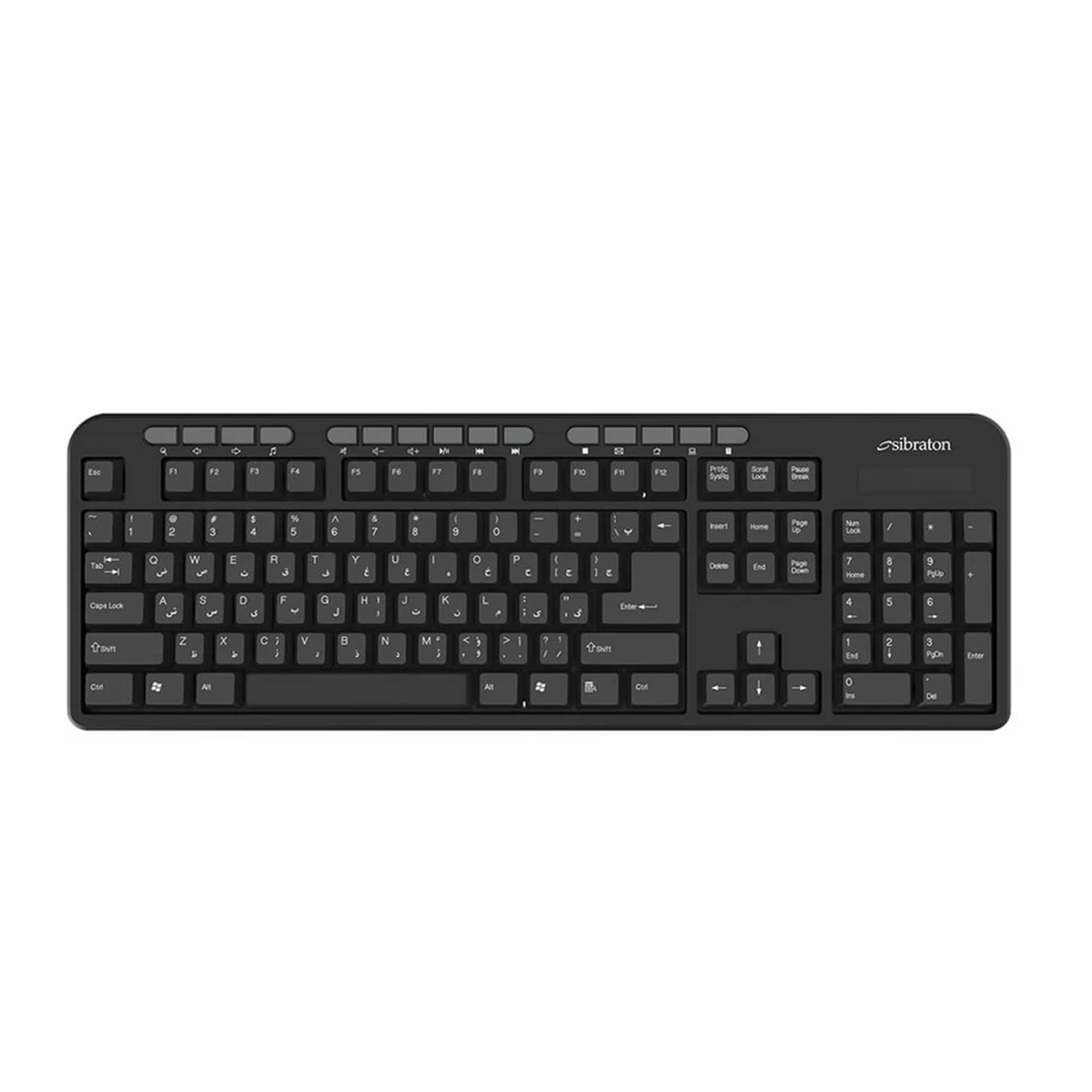 کیبورد بی سیم سیبراتون مدل SKB566W-مشکی کیبورد بی سیم سیبراتون مدل SKB566W-مشکی