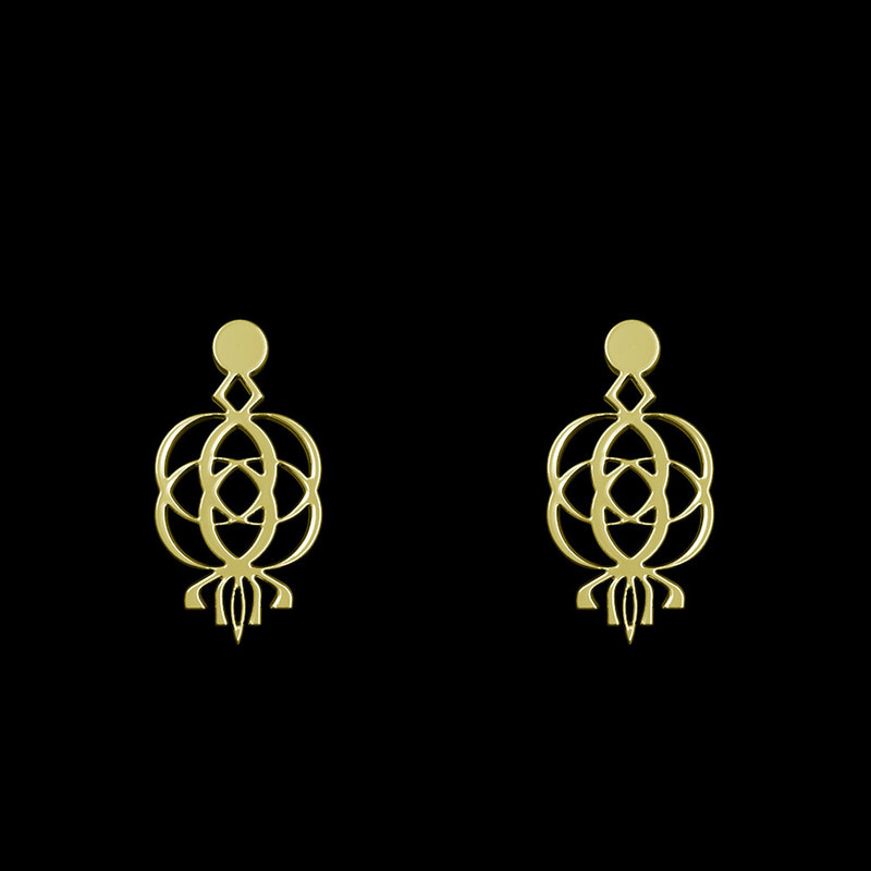 گوشواره طلا 18 عیار زنانه مدوپد مدل هندسی کد GA1-10241 گوشواره طلا 18 عیار زنانه مدوپد مدل هندسی کد GA1-10241