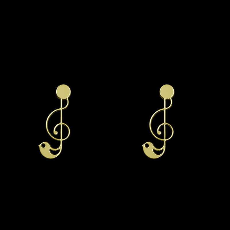 گوشواره طلا 18 عیار زنانه مدوپد مدل گنجشک کد GA1-10251 گوشواره طلا 18 عیار زنانه مدوپد مدل گنجشک کد GA1-10251